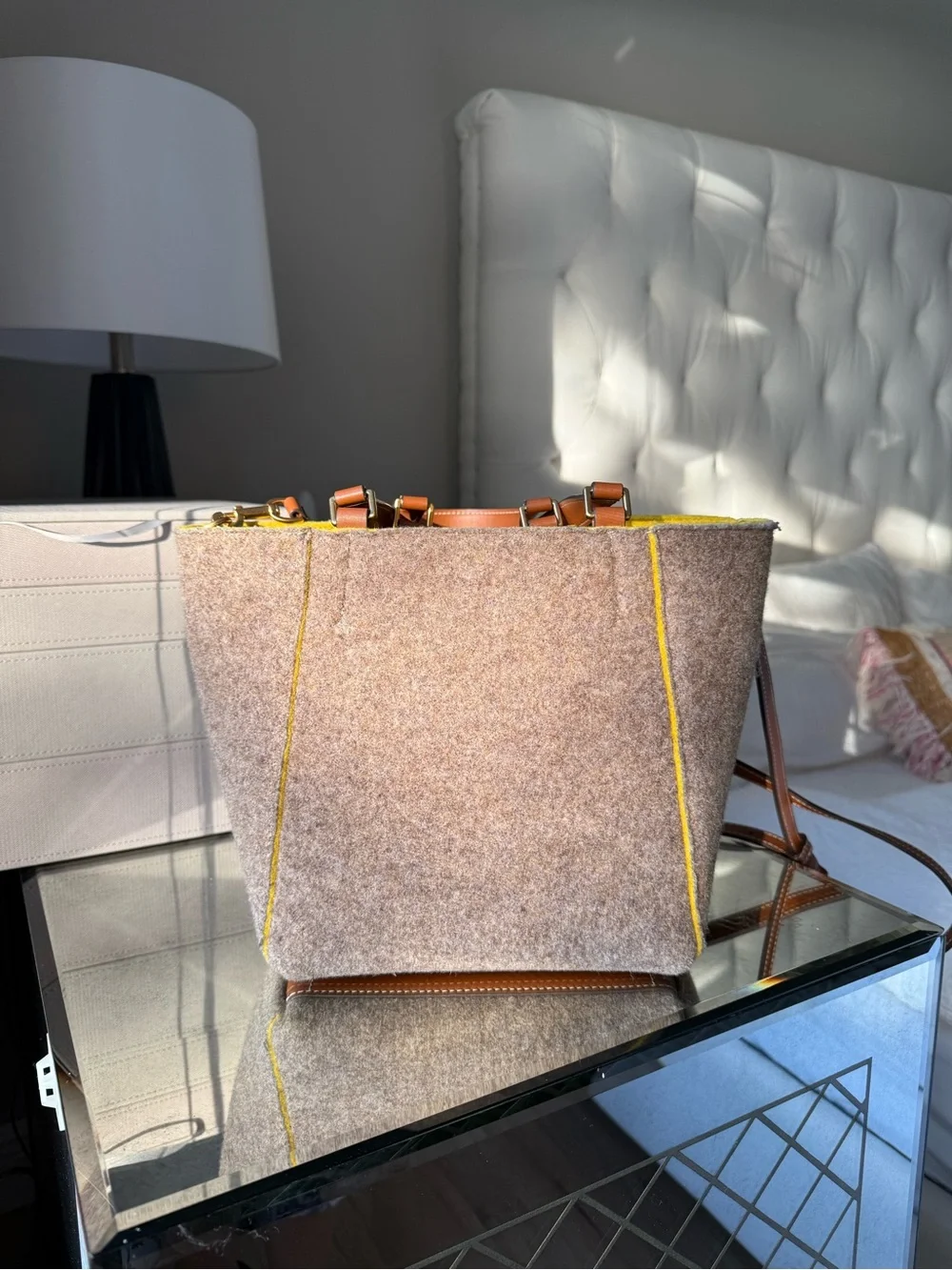 Tory Burch McGraw Felt Dragonfly Tote